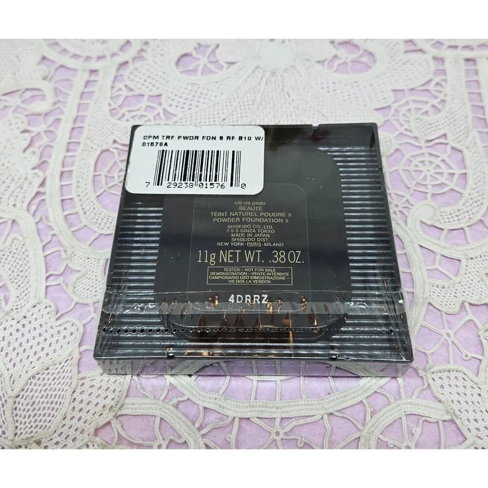 Cle de peau BEAUTE TEINT NATUREL POUDRE COMPACT FOUNDATION REFILL B10 11g NEW